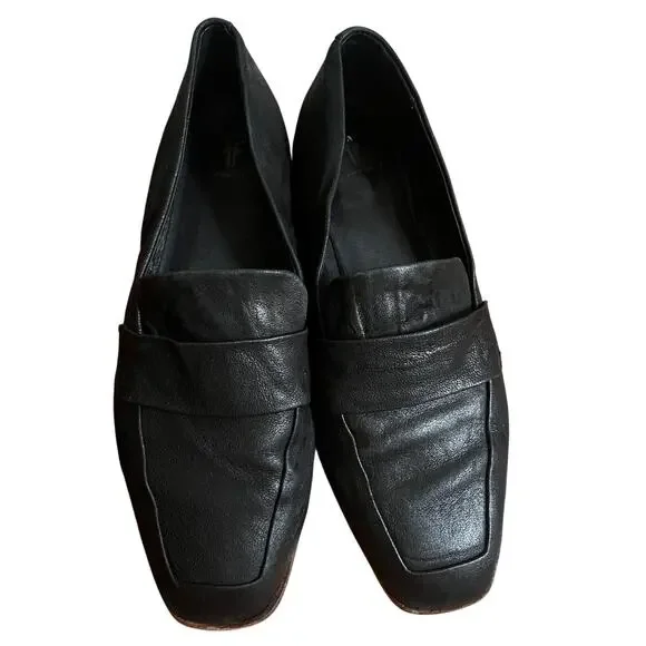 Frye | Shoes | Frye Womens Leather Penny Loafer Square Toe  display picture 2